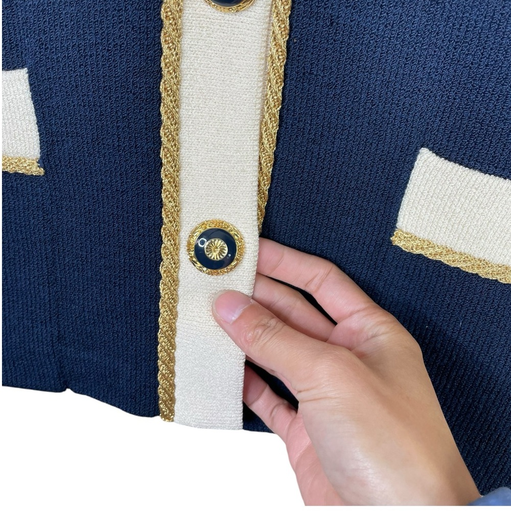 St.John Collection By Marie Gray Knit Jacket Cardigan… - Gem